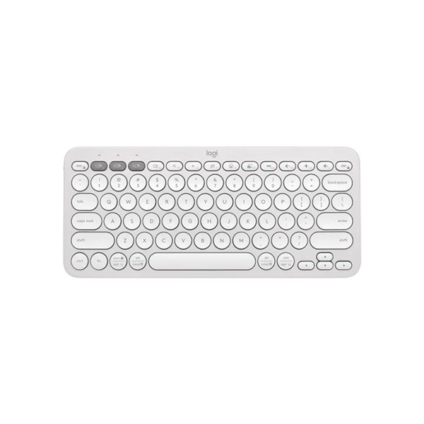 Bàn phím không dây Logitech Pebble Keys 2 K380S (Bluetooth/ Trắng)