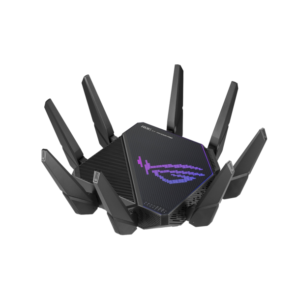Bộ phát wifi 6 Asus ROG Rapture Gaming GT-AX11000 Pro (Chuẩn AX/ AX11000Mbps/ 8 Ăng-ten ngoài/ Wifi Mesh/ Dưới 80 User) Bộ phát wifi 6 Asus ROG Rapture Gaming GT-AX11000 Pro (Chuẩn AX/ AX11000Mbps/ 8 Ăng-ten ngoài/ Wifi Mesh/ Dưới 80 User)