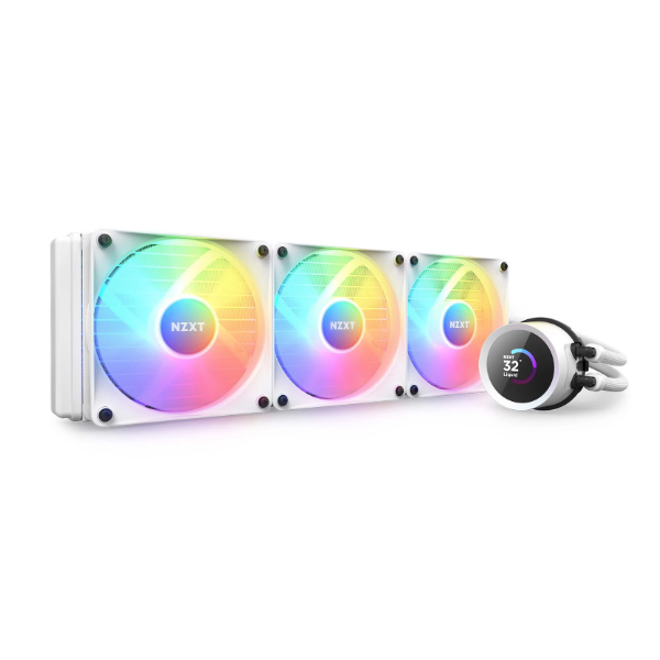 Tản nhiệt nước AIO NZXT Kraken 360 RGB White (RL-KR360-W1) Tản nhiệt nước AIO NZXT Kraken 360 RGB White (RL-KR360-W1)