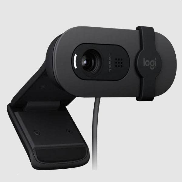 Webcam Logitech Brio 100 1080p full HD- Màu đen Webcam Logitech Brio 100 1080p full HD- Màu đen