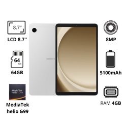 Máy tính bảng Samsung Galaxy Tab A9 LTE (4GB/ 64GB/ Bạc)