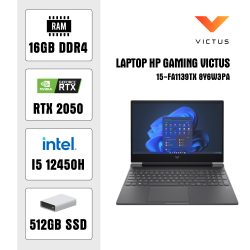 Laptop HP Gaming Victus 15-fa1139TX 8Y6W3PA (i5 12450H/ 16GB/ 512GB SSD/ RTX 2050 4GB/ 15.6 inch FHD/ 144Hz/ Win11/ Black)