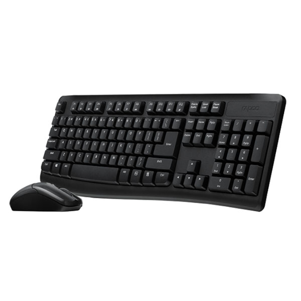 Bộ bàn phím chuột không dây Rapoo X1800 Pro (Đen) Bộ bàn phím chuột không dây Rapoo X1800 Pro (Đen)