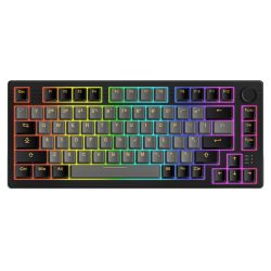 Bàn phím cơ Dareu EK75 Pro Triple Mode Black Golden DareU Firefly switch (Bluetooth/Wireless/ Tactile/ LED RGB/ Pin sạc)