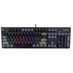 Bàn phím cơ E-Dra EK3104L - Alpha (Dark Gray + Black)  Blue Switch