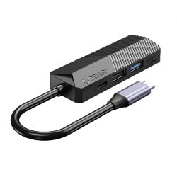 Cáp chuyển đổi 4 trong 1 Orico MDK-4P-BK từ USB Type-C sang USB 3.0, USB 2.0, HDMI, SD