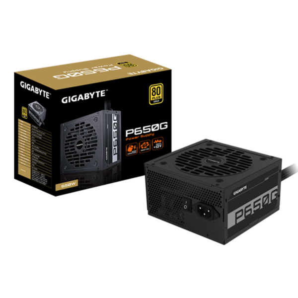 Nguồn máy tính Gigabyte P650G 650W 80 PLUS Gold Nguồn máy tính Gigabyte P650G 650W 80 PLUS Gold