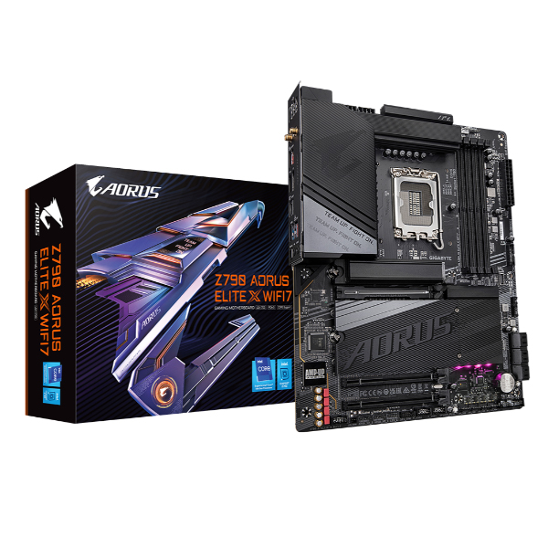Mainboard Gigabyte Z790 AORUS ELITE X WIFI 7 (Intel Z790/ Socket 1700/ 4 khe ram/ DDR5/ 2.5 Gigabit LAN) Mainboard Gigabyte Z790 AORUS ELITE X WIFI 7 (Intel Z790/ Socket 1700/ 4 khe ram/ DDR5/ 2.5 Gigabit LAN)
