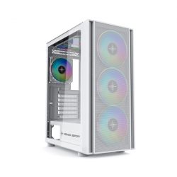 Vỏ máy tính KENOO ESPORT EM700- 3F - Mầu Trắng (Mid Tower/ E-ATX)