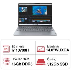 Laptop Lenovo Yoga Slim 6 14IRH8 OLED (I7 13700H/ 16GB/ 512GB SSD/ 14 inch WUXGA/ Win 11/ Office/ Vỏ nhôm/ 3Y)