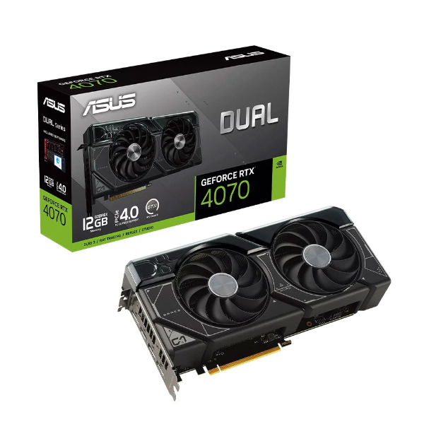 Card đồ họa Asus Dual GeForce RTX 4070 SUPER OC Edition 12GB (GDDR6X/ 192 bit) Card đồ họa Asus Dual GeForce RTX 4070 SUPER OC Edition 12GB (GDDR6X/ 192 bit)