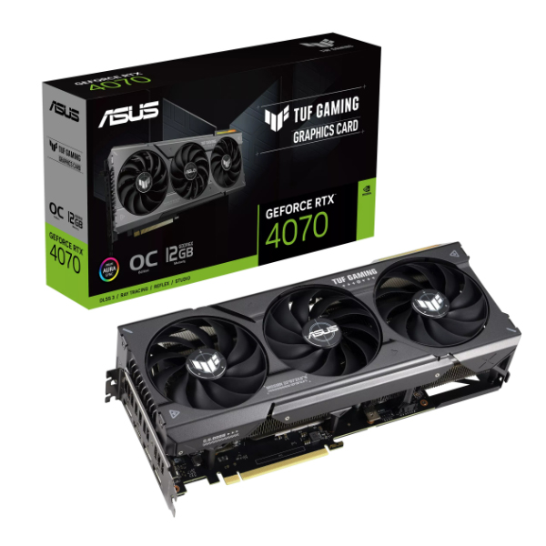 Card đồ họa Asus TUF Gaming GeForce RTX 4070 SUPER OC Edition 12GB (GDDR6X/ 192 bit) Card đồ họa Asus TUF Gaming GeForce RTX 4070 SUPER OC Edition 12GB (GDDR6X/ 192 bit)