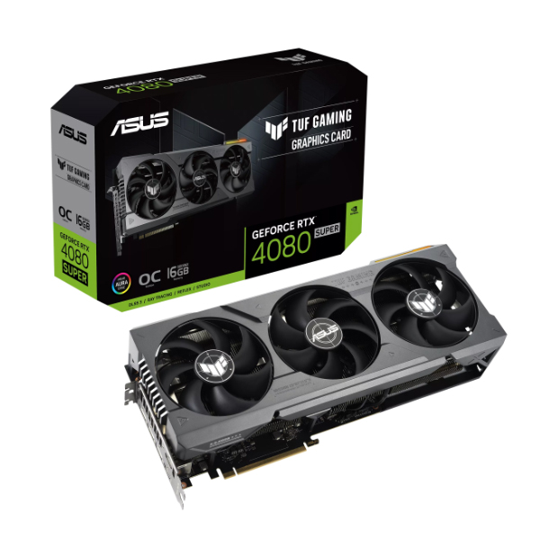 Card đồ họa Asus TUF Gaming GeForce RTX 4080 SUPER OC Edition 16GB (GDDR6X/ 256 bit) Card đồ họa Asus TUF Gaming GeForce RTX 4080 SUPER OC Edition 16GB (GDDR6X/ 256 bit)