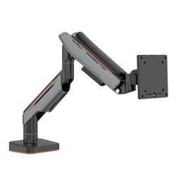 Giá treo màn hình Human motion T9 Pro 2 (1 màn hình/ 22inch - 43inch/ Xám đen/ Gắn bàn)