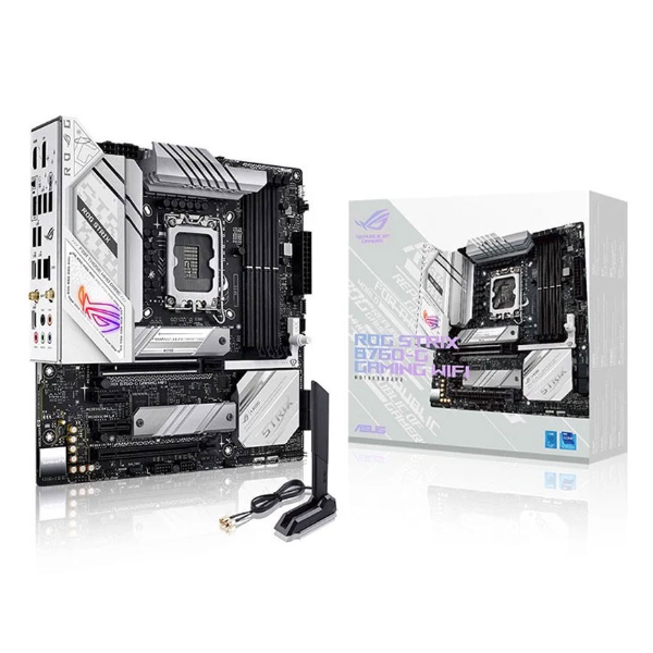 Mainboard Asus ROG Strix B760-G GAMING WIFI (Intel B760/ Socket 1700/ M-ATX/ 4 khe ram/ DDR5/ 2.5 Gigabit LAN)