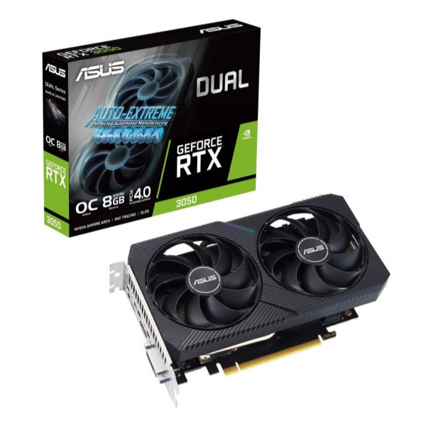 Card đồ họa Asus Dual GeForce RTX 3050 6GB (GDDR6/ 96 bit) Card đồ họa Asus Dual GeForce RTX 3050 6GB (GDDR6/ 96 bit)