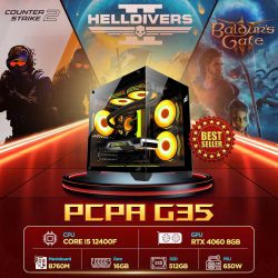 Máy tính PCPA G35 (i5 12400F/16GB/ 512GB SSD/ RTX 4060 8Gb/650W)