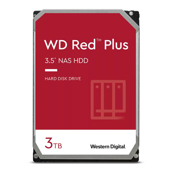 Ổ cứng nas Western Digital Red Plus 3TB WD30EFZX (3.5Inch/ 5400rpm/ 128 MB/ SATA3) Ổ cứng nas Western Digital Red Plus 3TB WD30EFZX (3.5Inch/ 5400rpm/ 128 MB/ SATA3)
