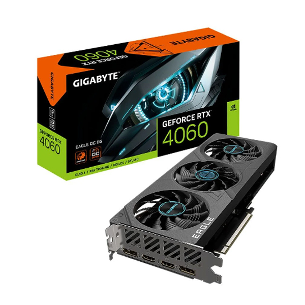 Card đồ họa Gigabyte GeForce RTX 4060 EAGLE OC (8GB/ GDDR6/ 128 bit) Card đồ họa Gigabyte GeForce RTX 4060 EAGLE OC (8GB/ GDDR6/ 128 bit)