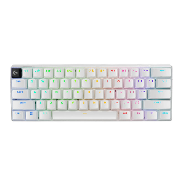 Bàn phím cơ Logitech Không dây G Pro X 60 Light Speed White (Bluetooth/Wireless/ Tactile switch/ LED RGB/ Trắng) Bàn phím cơ Logitech Không dây G Pro X 60 Light Speed White (Bluetooth/Wireless/ Tactile switch/ LED RGB/ Trắng)