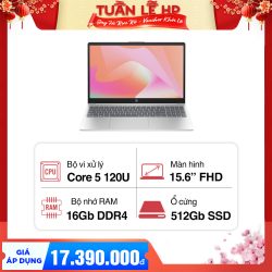 Laptop HP 15 fd1045TU 9Z2X1PA (Core 5 120U/ 16GB/ 512GB SSD/ 15.6 inch FHD/ Win11/ Bạc)
