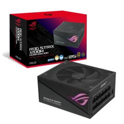 Nguồn máy tính Asus ROG Strix 1200W Gold Aura Edition (80 Plus Gold/ Full-Modular/ ATX/ LED ARGB/ Đen)