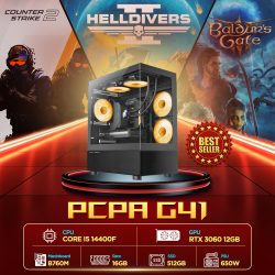 Máy tính PCPA G41 (i5 14400F/ 16GB/ 512GB SSD/ RTX 3060 12Gb/650W)