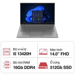 Laptop Lenovo V14 G4 IRU (i5 13420H/ 16GB/ 512GB SSD/ 14 inch FHD/ Win11/ Grey/ 2Y)