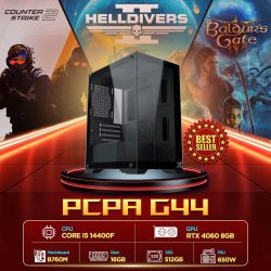 Máy tính PCPA G44 (i5 14400F/ 16GB/ 512GB SSD/ RTX 4060 8Gb/650W)