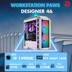 Máy trạm Workstation PAWS DESIGNER 46-I9/32GB/RTX4060TI