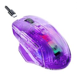 Chuột Gaming không dây Aula SC518 Tím (Bluetooth/Wireless/ LED RGB/ Pin sạc)