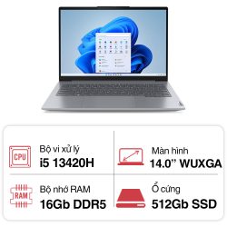 Laptop Lenovo ThinkBook 14 G6 IRL (i5 13420H/ 16GB/ 512GB SSD/ 14 inch WUXGA/ Win11/ Gray/ Vỏ nhôm/ 2Y)