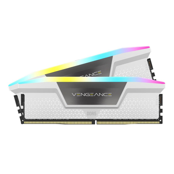 Ram desktop Corsair Vengeance CMH64GX5M2B5200C40W 64GB (2x32GB) White (DDR5/ 5200 Mhz/ LED RGB/ Tản nhiệt/ Non-ECC) Ram desktop Corsair Vengeance CMH64GX5M2B5200C40W 64GB (2x32GB) White (DDR5/ 5200 Mhz/ LED RGB/ Tản nhiệt/ Non-ECC)