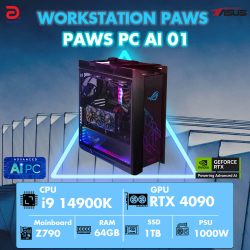 Máy trạm Workstation PAWS AI 01-I9/64GB/RTX4090