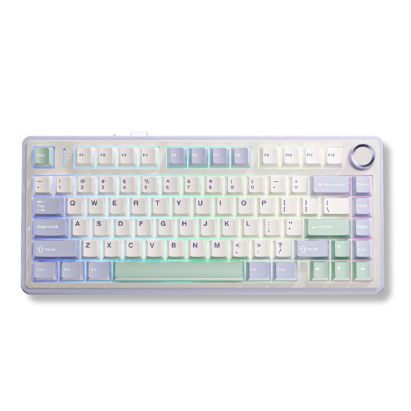 Bàn phím cơ Aula 3 MODE F75 Ice green Reaper switch (Bluetooth/Wireless/ LED RGB) Bàn phím cơ Aula 3 MODE F75 Ice green Reaper switch (Bluetooth/Wireless/ LED RGB)
