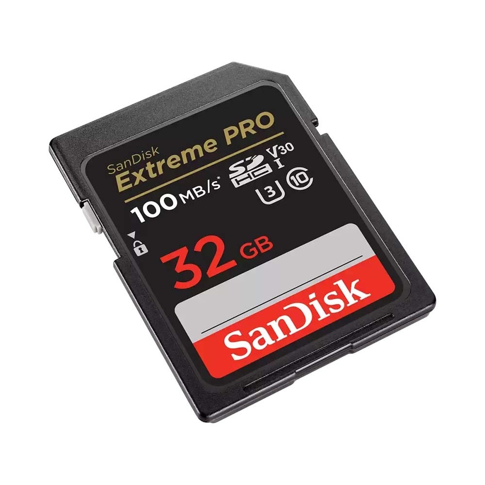 Thẻ nhớ SD Sandisk SDHC Extreme Pro U3 V30 32Gb (R/W:100/90M) Thẻ nhớ SD Sandisk SDHC Extreme Pro U3 V30 32Gb (R/W:100/90M)