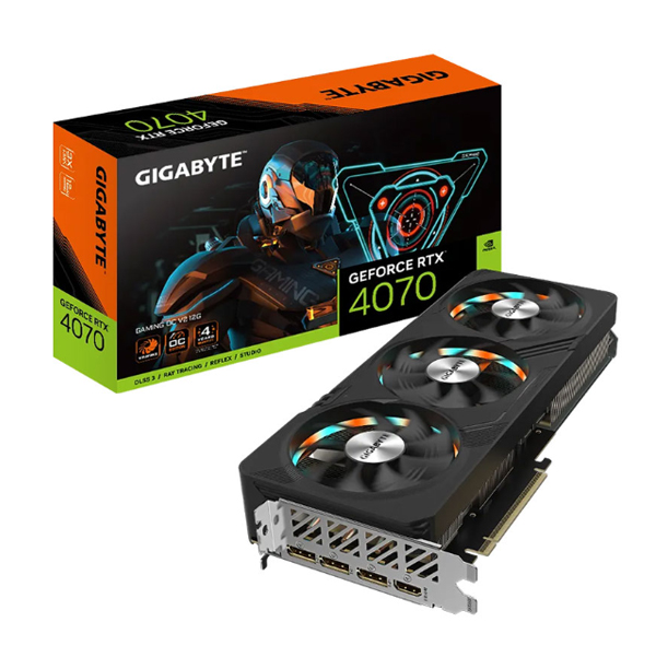 Card đồ họa Gigabyte GeForce RTX 4070 GAMING OC V2 (12Gb/ GDDR6X/ 192 bit)
