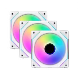 Quạt case LIAN-LI UNI Fan SL Infinity 120 Triple White ( Bộ 3 Fan Kèm Hub)