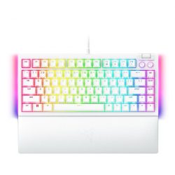 Bàn phím cơ Razer Blackwidow V4 75% White Tactile (LED RGB/ Trắng)