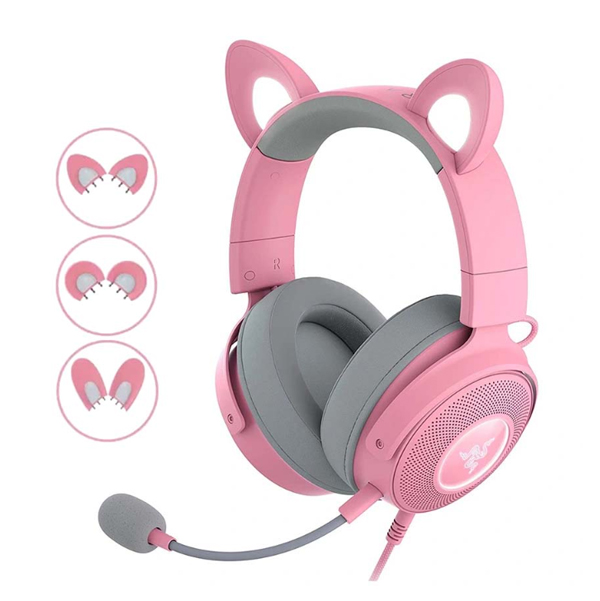 Tai nghe Gaming Razer Kraken Kitty V2 Pro - Quartz (LED RGB) Tai nghe Gaming Razer Kraken Kitty V2 Pro - Quartz (LED RGB)