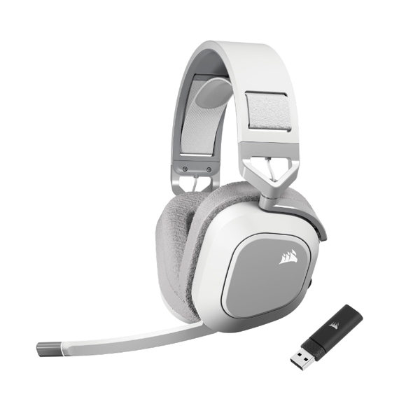 Tai nghe Gaming không dây Corsair HS80 MAX White CA-9011295-AP Tai nghe Gaming không dây Corsair HS80 MAX White CA-9011295-AP