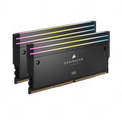 Ram desktop Corsair Dominator Titanium Black 64GB (2x32GB) (CMP64GX5M2B6000C30) (DDR5/ 6000 Mhz/ LED RGB/ Non-ECC)