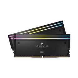 Ram desktop Corsair Dominator Titanium Black 32GB (2x16GB) (CMP32GX5M2X7200C34) (DDR5/ 7200/ LED RGB/ Non-ECC)