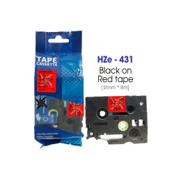 Nhãn in Brother TZE-431 12mm (Dùng cho máy Brother Ptouch PT)