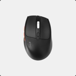 Chuột không dây HyperWork Silent MS01 Đen (Bluetooth/Wireless)