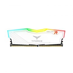 Ram desktop TeamGroup DELTA RGB 16GB White TF4D416G3200HC16F01 (DDR4/ 3200 Mhz/ Tản nhiệt/ Non-ECC)