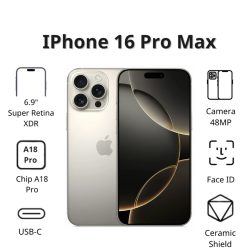 Điện thoại Apple iPhone 16 Pro Max (256GB/ Titan tự nhiên)