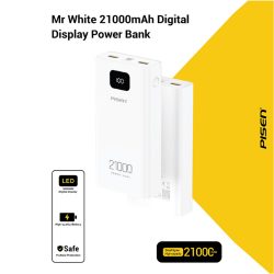 Pin sạc dự phòng Pisen 21.000 mAh Mr White Digital TS-D294 10W