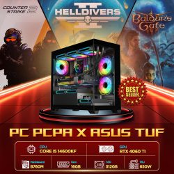 Máy tính PCPA x ASUS TUF Gaming Alliance (I5 14600KF/ 16GB/ RTX 4060 Ti 8Gb)