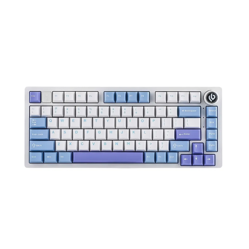 Bàn phím cơ LEOBOG Hi75 xanh dương + trắng + tím Grey wood V3 switch (LED RGB) Bàn phím cơ LEOBOG Hi75 xanh dương + trắng + tím Grey wood V3 switch (LED RGB)